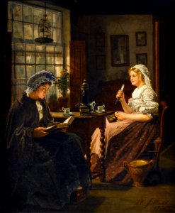 Adrien Jean Madiol Peeling potatoes 1873