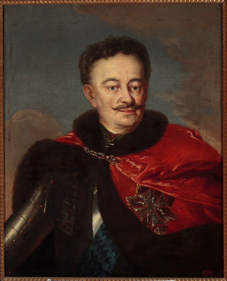 Adám Mányoki - Portrait of Józef Potocki - M.Ob.1960 MNW - National Museum in Warsaw