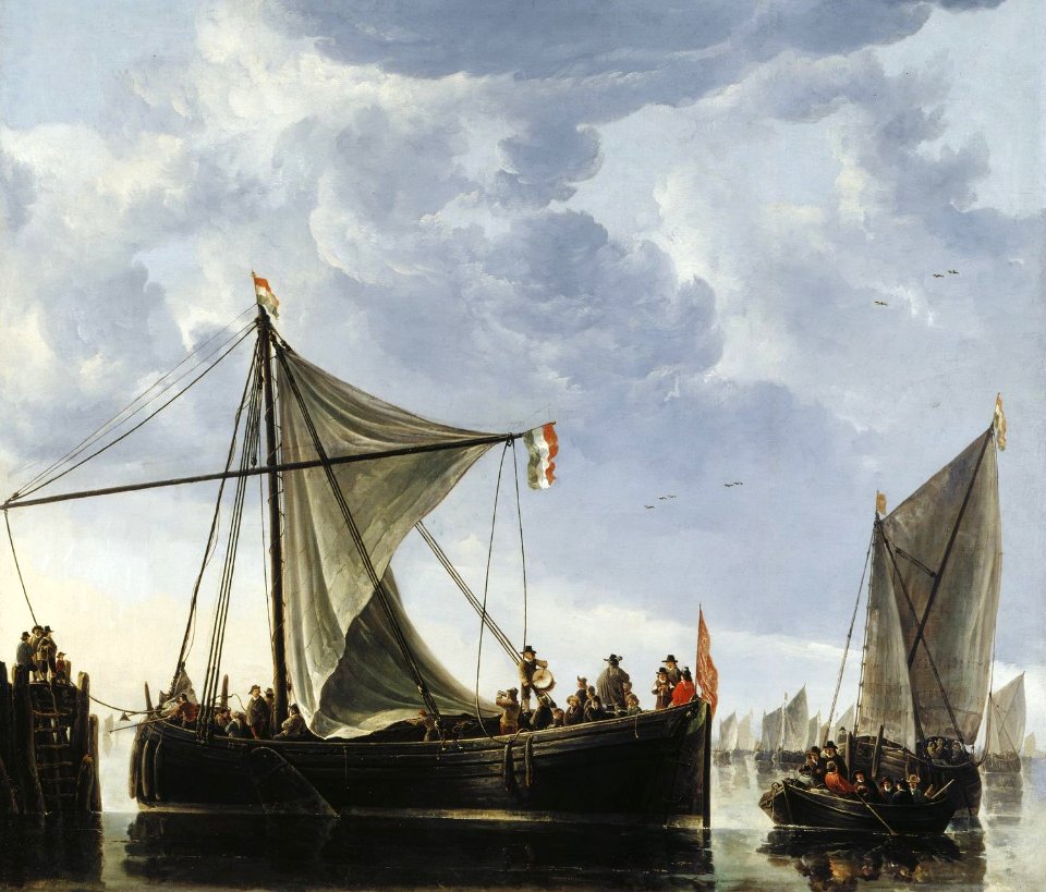 Aelbert Cuyp (Dordrecht 1620-Dordrecht 1691) - The Passage Boat - RCIN 405344 - Royal Collection