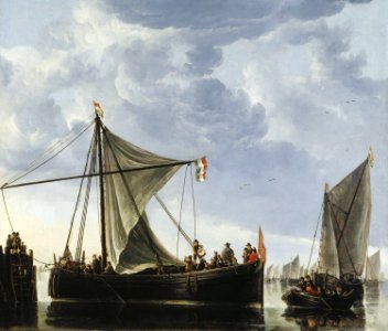 Aelbert Cuyp (Dordrecht 1620-Dordrecht 1691) - The Passage Boat - RCIN 405344 - Royal Collection
