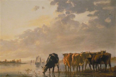 Aelbert Cuyp - Cattle by a River COL GAG 3715-001