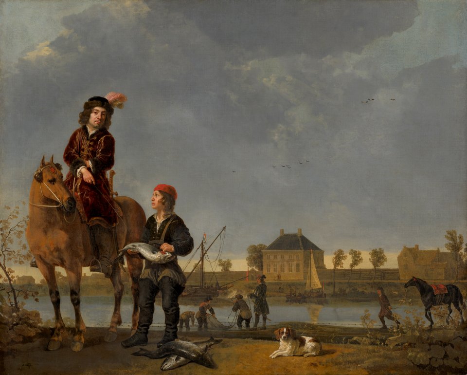 Aelbert Cuyp - Equestrian Portrait of Pieter de Roovere (1602-1652) - 25 - Mauritshuis