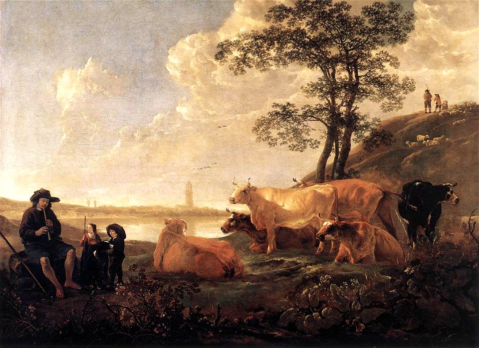 Aelbert Cuyp - Landscape near Rhenen - WGA5838