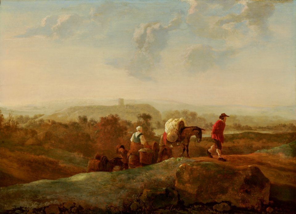 Aelbert Cuyp - Migrating Peasants in a Southern Landscape 963