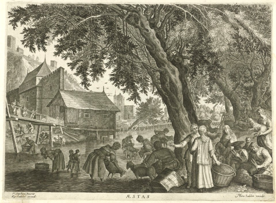 Aegidius Sadeler, Pieter Stevens II - Summer