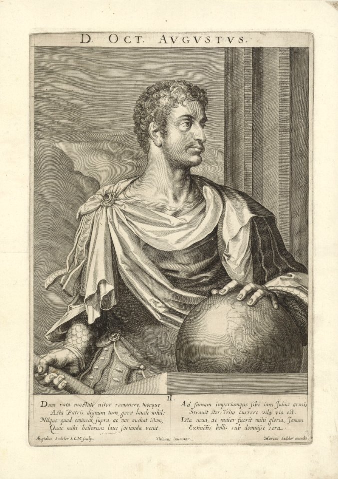 Aegidius Sadeler - Emperor Augustus