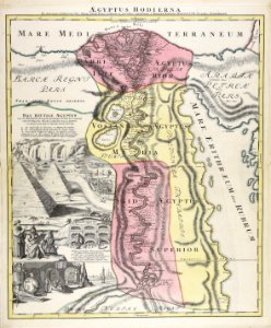 Aegyptus hodierna ex itinerario celeberrimi viri Pauli Lucae Franci desumta ac... - CBT 6627027