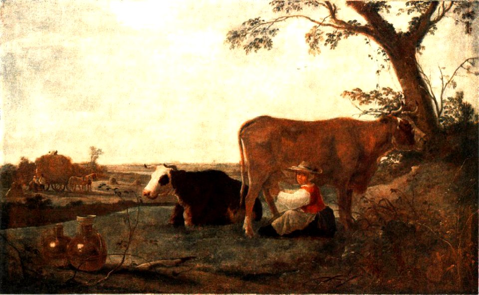 Aelbert Cuyp - The Dairy Maid - WGA5818