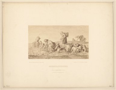 Aehrenleserinnen - L. Richter 1865 ; nach der Originalzeichnung von Ludwig Richter ; photogr. von F. & O. Brockmann in Dresden. LCCN2017650349