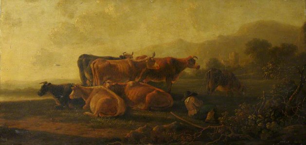 Aelbert Cuyp - Cattle with a Sleeping Cowherd NTIII MEL 926842-001