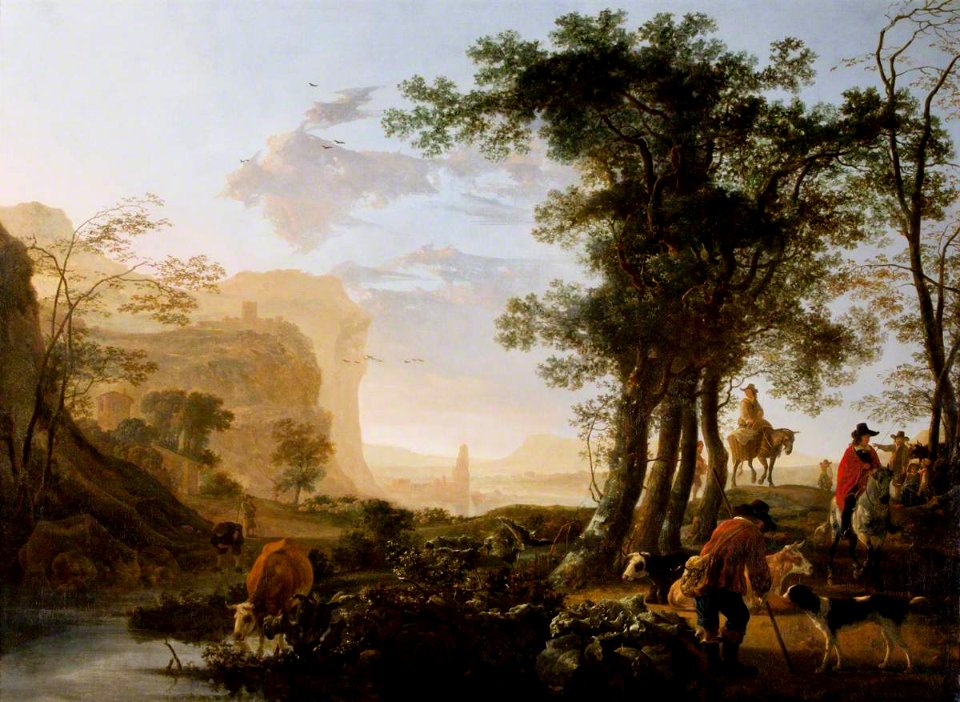 Aelbert Cuyp - Landscape in the Rhine Valley NTIII KEDH 108881