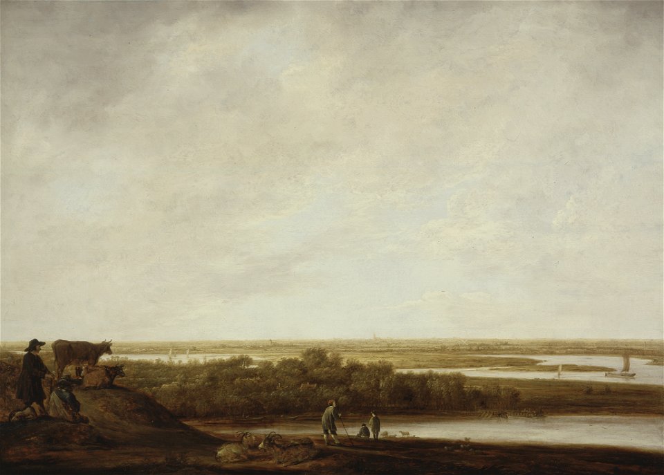 Aelbert Cuyp - Panoramic Landscape with Shepherds - 23-1967 - Saint Louis Art Museum