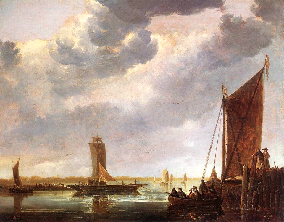 Aelbert Cuyp - The Ferry Boat - WGA05832