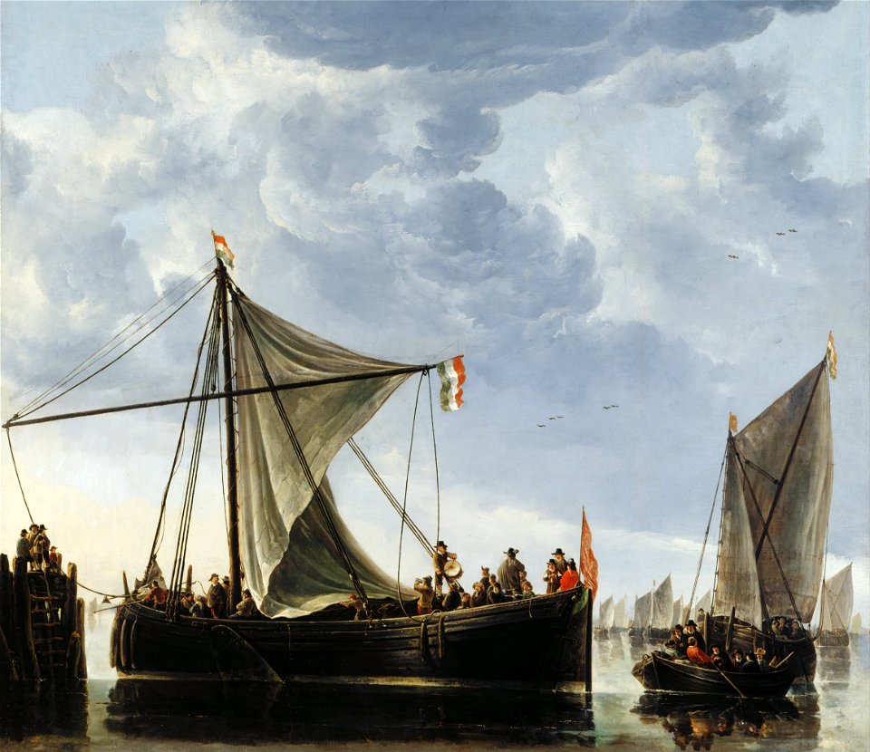 Aelbert Cuyp - The Passage Boat - Google Art Project