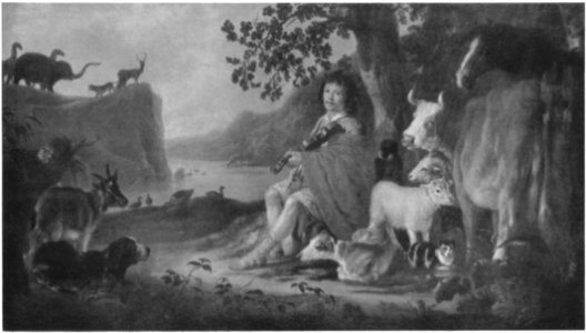 Aelbert Cuyp - Orpheus, Bute collection. Free illustration for personal and commercial use.