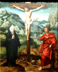 Aelbrecht Bouts - Le Christ en croix