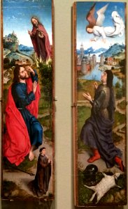 Aelbrecht Bouts - Two wings of an altarpiece