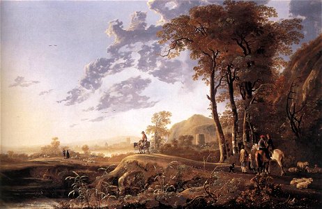 Aelbert Cuyp Evening. Free illustration for personal and commercial use.
