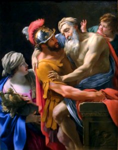 Aeneas and his Father Fleeing Troy by Simon Vouet, San Diego Museum of ArtFXD