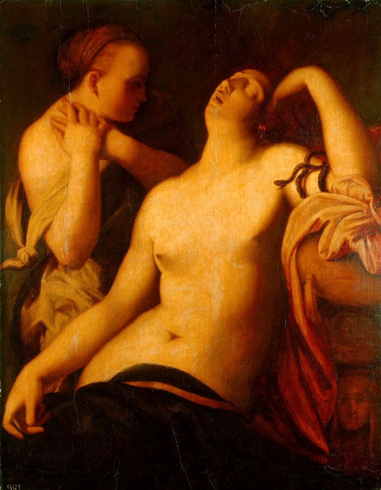 Aert Mytens (Brussels 1541- Rome 1602) - The Death of Cleopatra - RCIN 406053 - Royal Collection