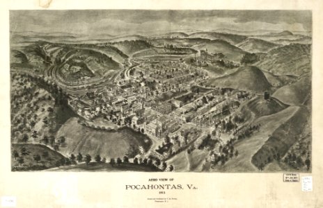 Aero view of Pocahontas, Va. 1911 LOC gm71005382