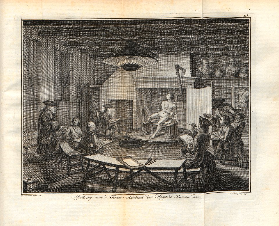 Aert Schouman 1750 Simon Fokke 1751