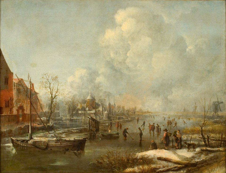 Aert van der Neer - IJsvermaak - 0428 - Rijksmuseum Twenthe