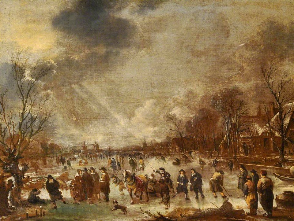 Aert van der Neer (1603-1677) - A Winter Scene - 1298190 - National Trust
