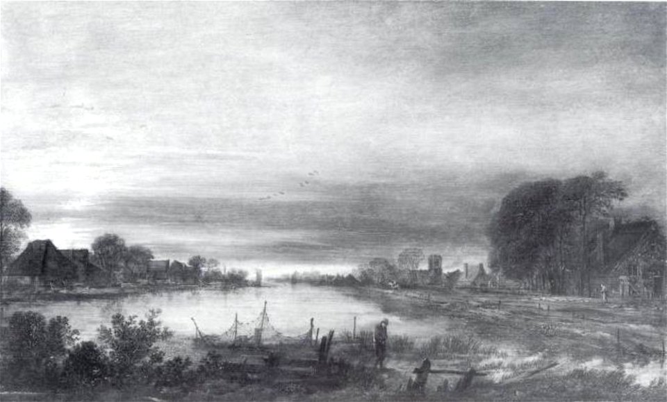 Aert van der Neer - Landschap met een kanaal - 508 - Städel Museum