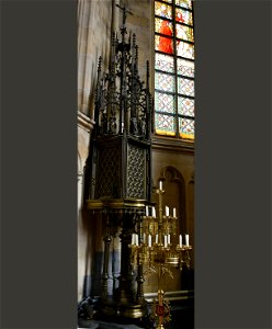 Aert van Tricht (actief 1492-1501) Sacramentstoren (messing ca.1500) Sint-Laurentiuskerk (Bocholt) 8-09-2019