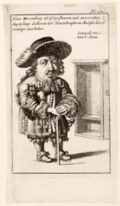 Afbeelding van een dwerg, fol. 190, objectnr A 19461