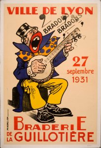 Affiche braderie de la guillotiere