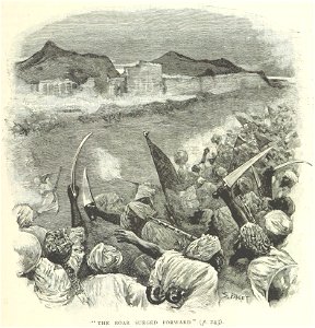 Afghan charge at Sherpur Cantonment