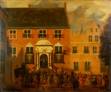 Afkondiging van het nieuwe regeringsregelement te Utrecht in 1674 Centraal Museum 2317. Free illustration for personal and commercial use.