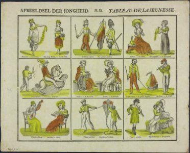 Afbeeldsel der jongheid-Catchpenny print-Borms 0194