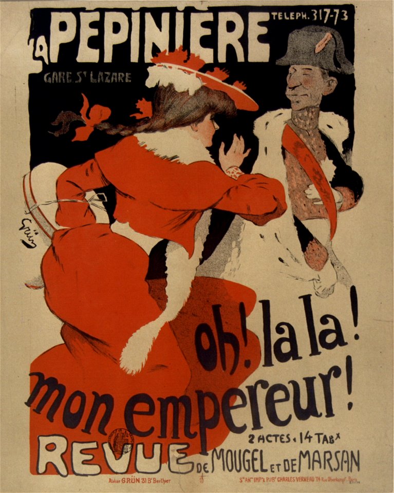 Affiche la Pépinière, Grün
