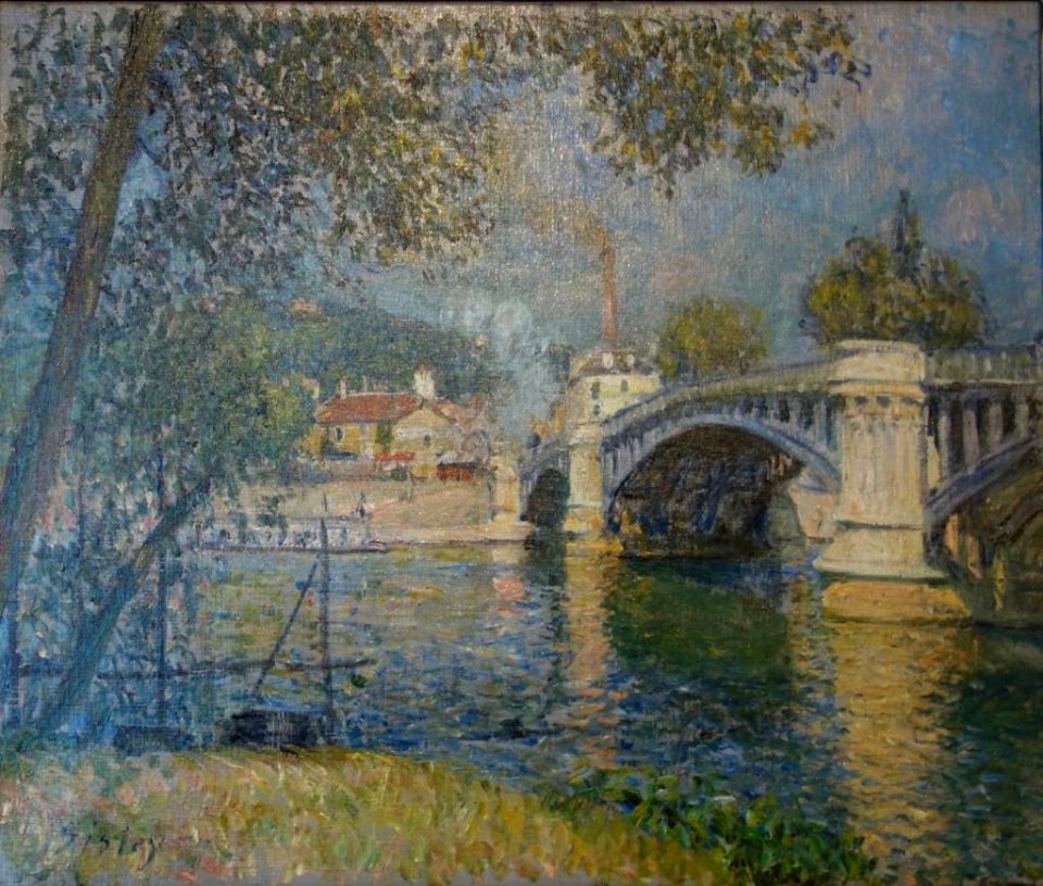 Afred Sisley - Pont sur la Seine - Musée Zambaccian