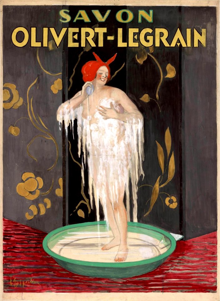 Affiche Savon Olivert-Legrain Cappiello