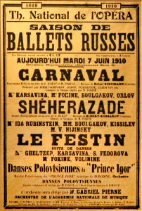 Affiche des Ballets russes (Opéra) (4568032101). Free illustration for personal and commercial use.