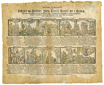 Afbildning og Forestilling af vor HErres og Frelsers JEsu Christi Vandel her i Verden object100