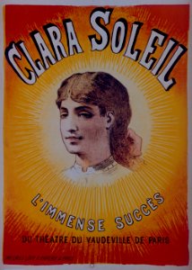 Affiche vaudeville 1885