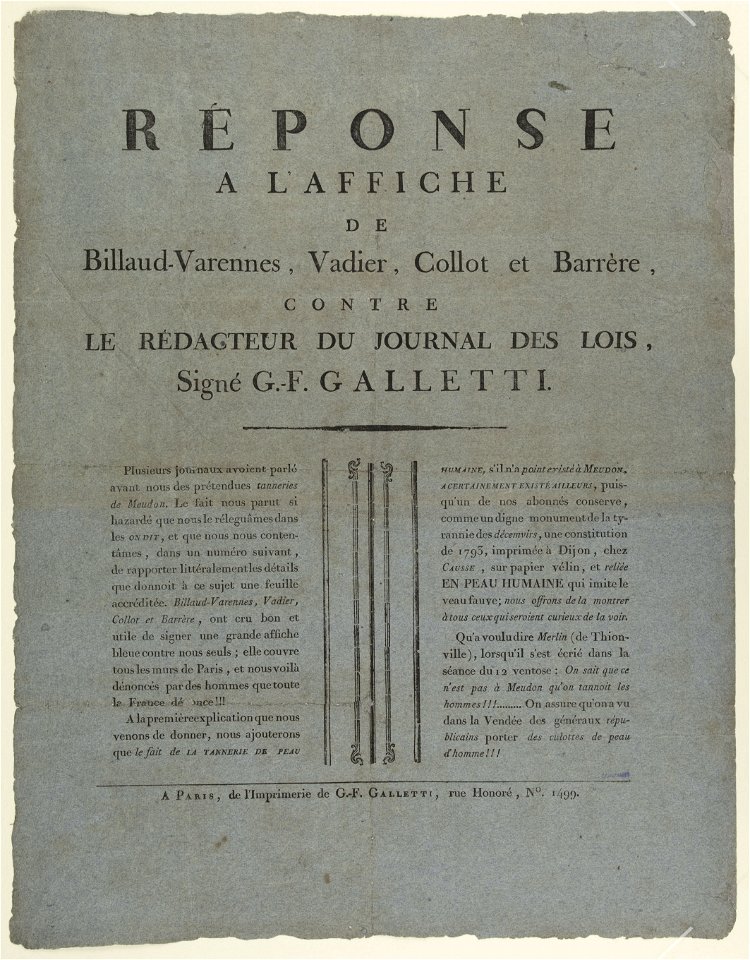 Affiche from Galleti
