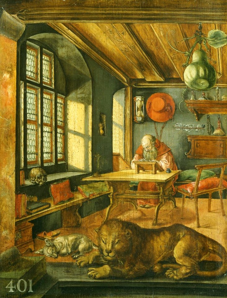 After Albrecht Dürer (1471-1528) - Saint Jerome - RCIN 402999 - Royal Collection