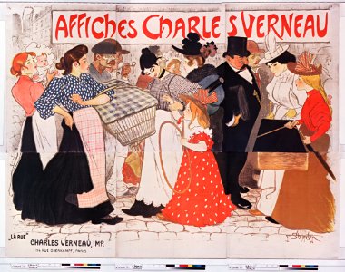 Affiches Charles Verneau. La Rue 
