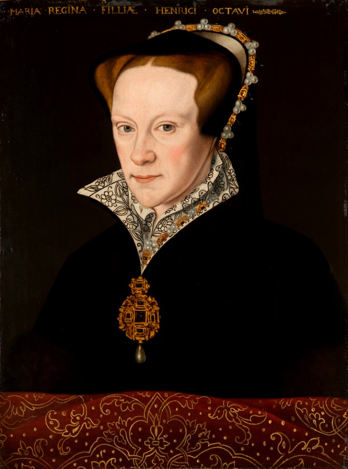 After Anthonis Mor (1512-16-c. 1576) - Mary I (1516-58) - RCIN 404739 - Royal Collection