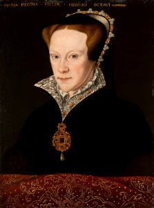 After Anthonis Mor (1512-16-c. 1576) - Mary I (1516-58) - RCIN 404739 - Royal Collection