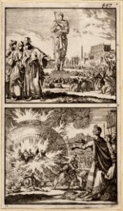 Afgodsbeeld van Nebucadnezar, Drie jongelingen in de oven, objectnr A 48158