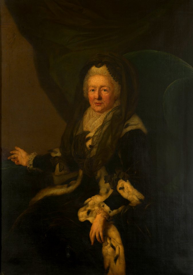 After Anton Graff (1736-1813) - Elisabeth Christine of Brunswick-Wolfenbüttel-Bevern (1715-1797), consort of Frederick II of Prussia - RCIN 402779 - Royal Collection