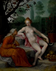 After Bloemaert, Abraham - Vertumnus and Pomona - Google Art Project