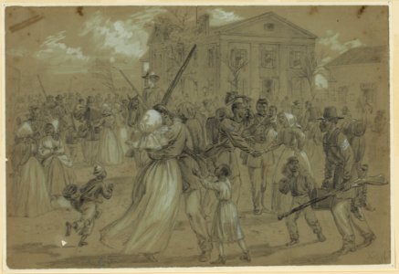 African American soldiers mustered out at Little Rock, Arkansas LCCN2004660198